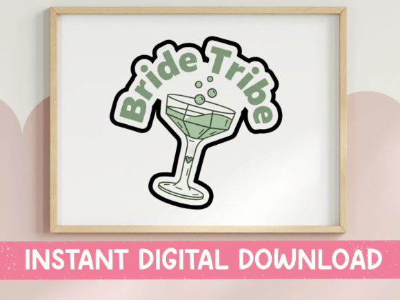 A Cocktail Glass Graphic for Wedding & Lifestyle Content