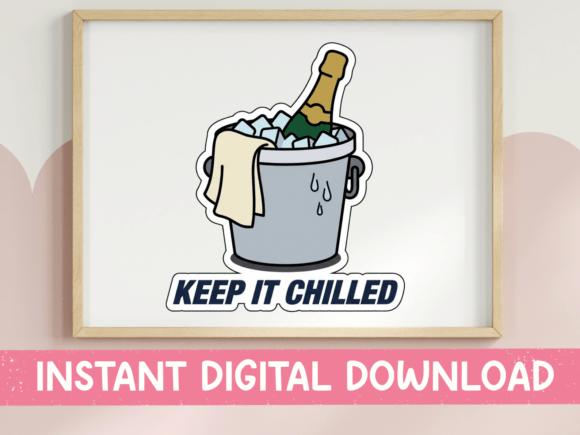 A Designer's Review of the Keep It Chilled Champagne Bucket Graphics for T-Shirt Designs