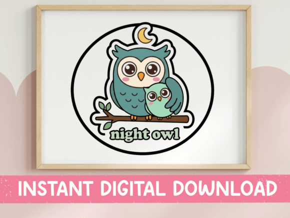 A Designer’s Review of the Night Owl Mama Baby Owl Sticker Graphic