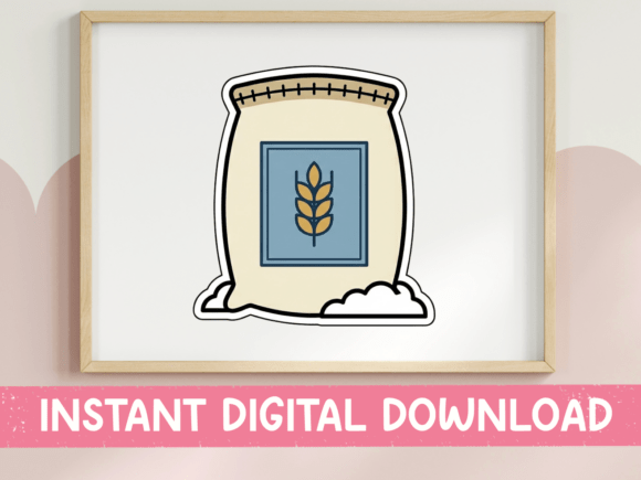 A Flour Bag Graphic for Baking & Craft T-Shirt Designs