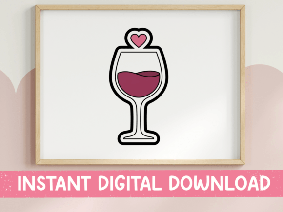 A Heart Sticker Graphic for T-Shirt Designs & Brand Romance