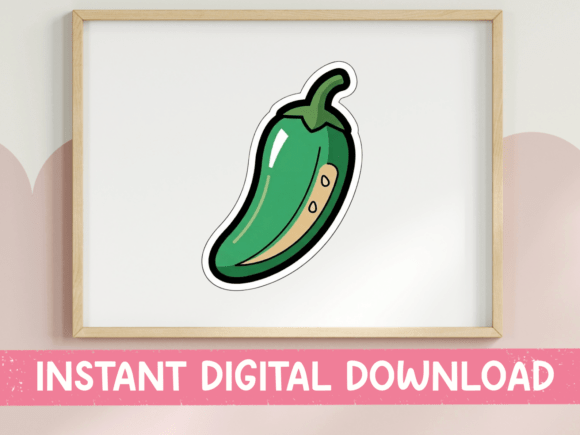 A Plump Jalapeno Graphics File for Authentic T-Shirt Designs