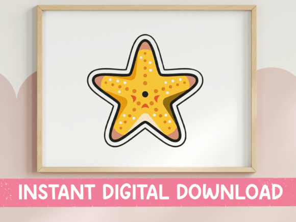 A Review of the Cute Kawaii Starfish Graphic for T-Shirt Designs