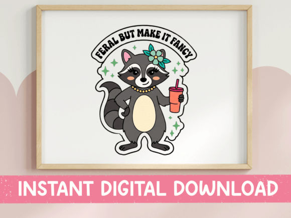 A Review of the Feral but Make It Fancy Graphics for T-Shirt Designs