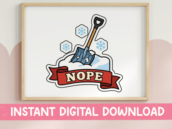 A Winter Sticker Design for Branding & Product Graphics