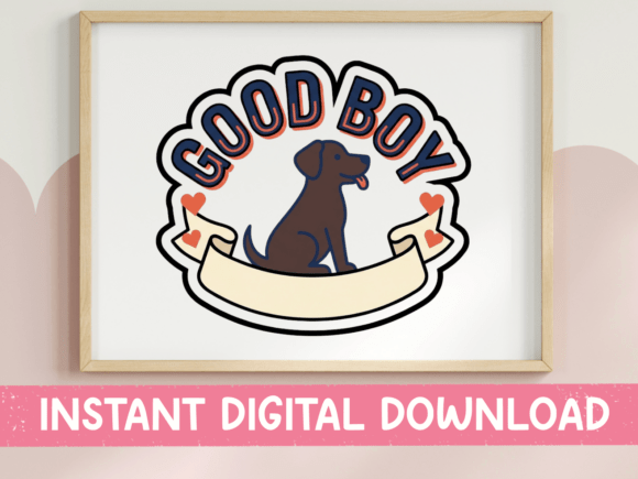 Evaluating the Good Boy Dog Graphic for T-Shirt Designs & Merchandise
