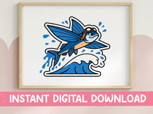 Flying Fish Wave Sticker Design: A Designer's On-Hoop Review