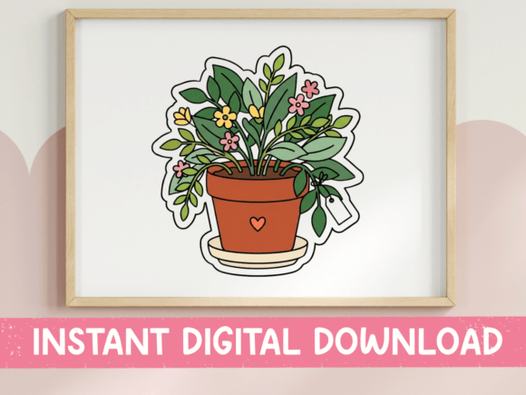 Graphic Review: The Potted Plant Sticker for Crafters