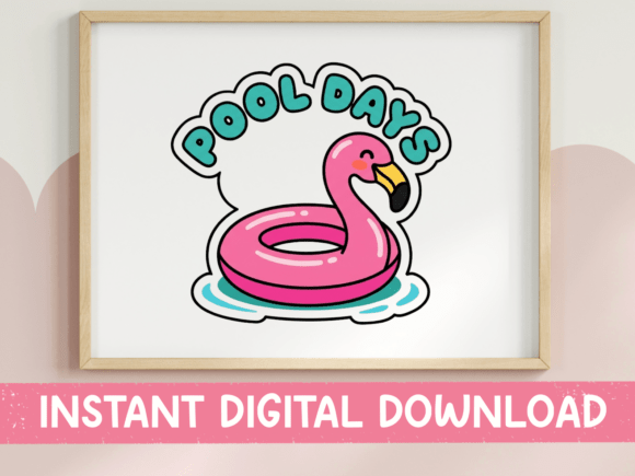Pool Days Flamingo Float Sticker: A Designer's Review