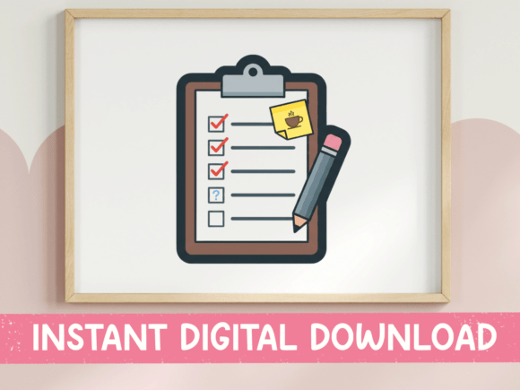 Teacher Checklist Graphics for T-Shirt Designs & Creative Products
